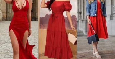 Conoce las Mejores Formas de Usar un Vestido Rojo Largo
