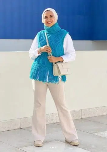 Estilo hiyab-Outfits de Invierno para la Oficina