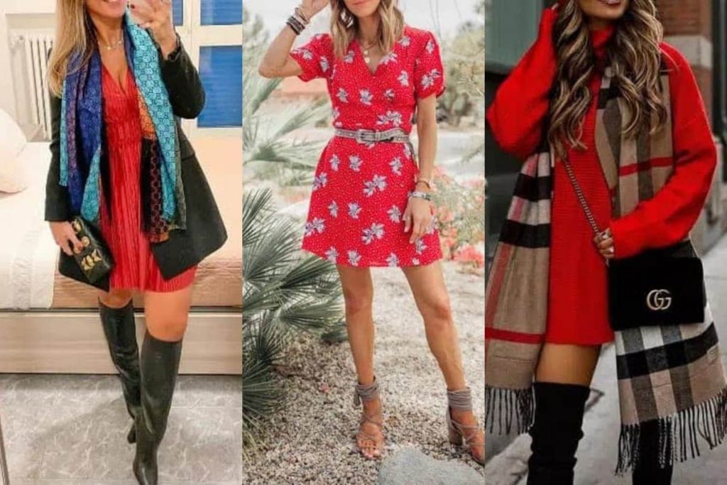 Mejores Formas de Llevar un Vestido Rojo Corto
