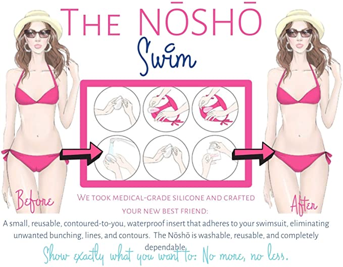NOSHO Camel Toe Concealer Reusable Invisible Adhesive Silicone Guard for Women