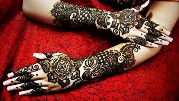 Diseños de boda con henna