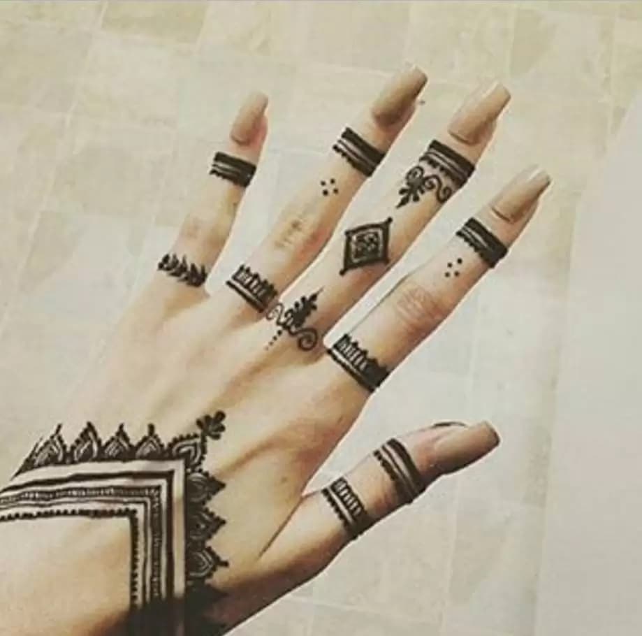 Patrones simples de henna