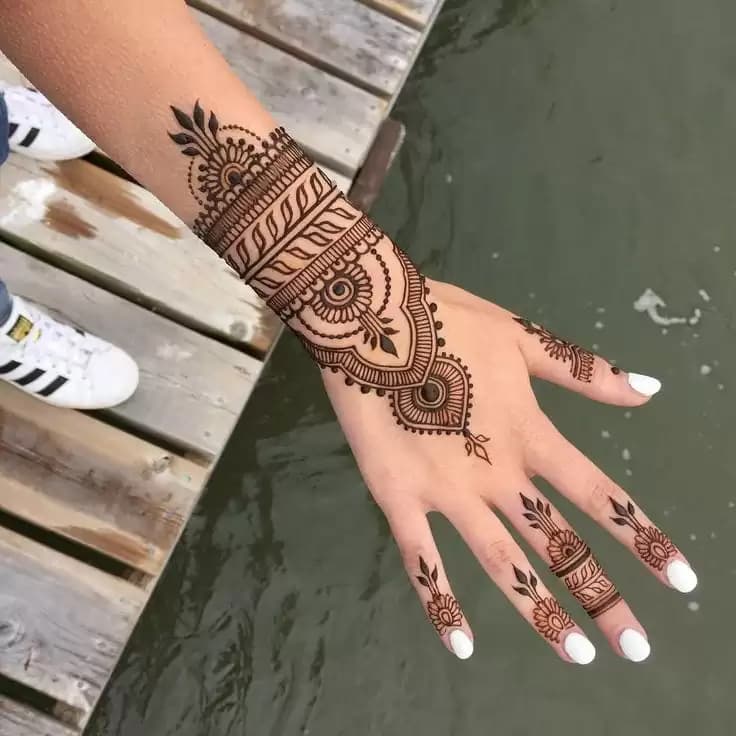 Henna como tatuaje