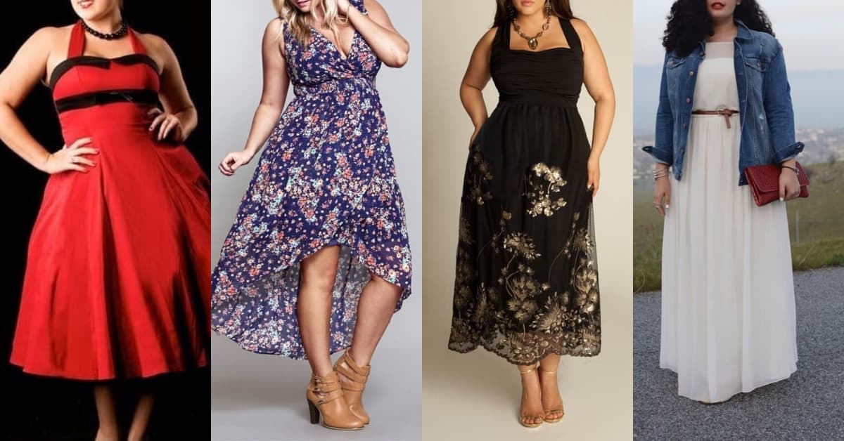 outfits de fiesta para mujeres plus size