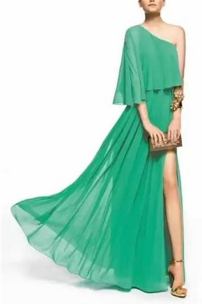vestido largo verde 4
